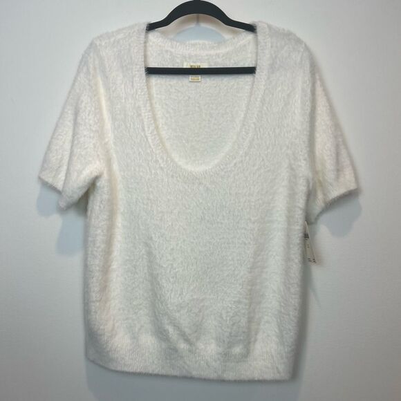 NWT Anthropologie Maeve Scoop-neck Eyelash Sweater XL - Picture 5 of 15